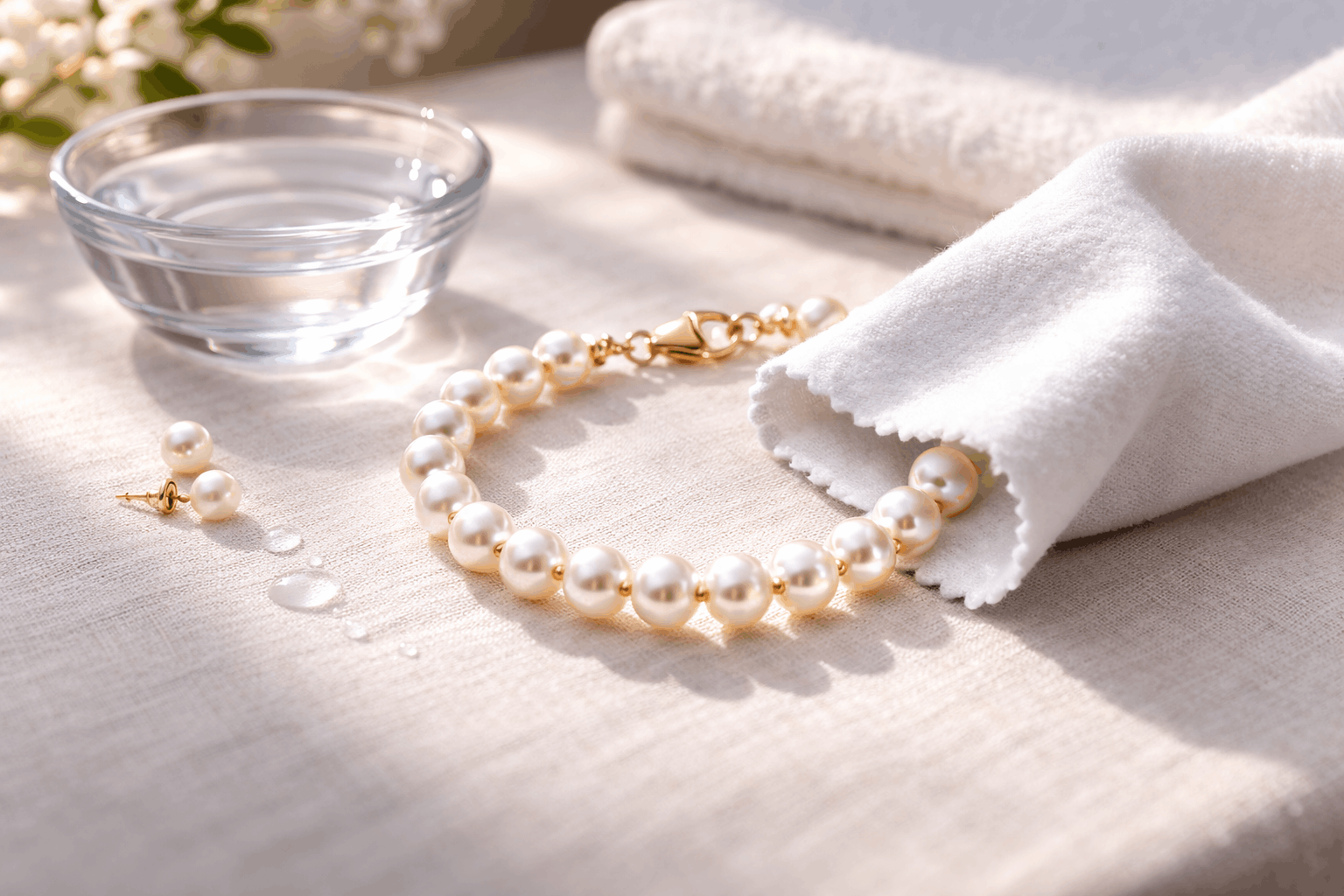 Caring for Pearl Bracelets