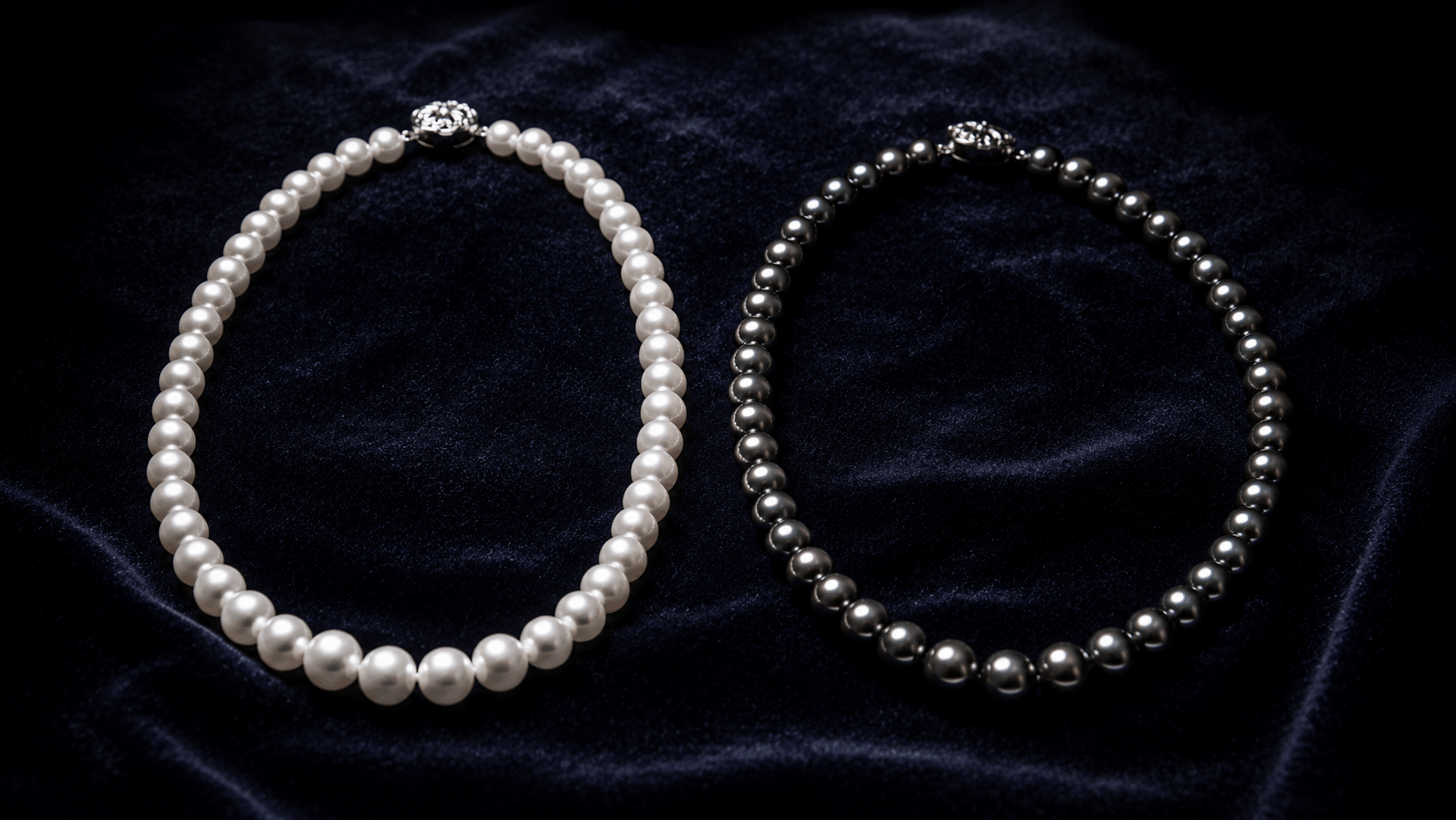 03. White vs Black Japanese Akoya Pearls