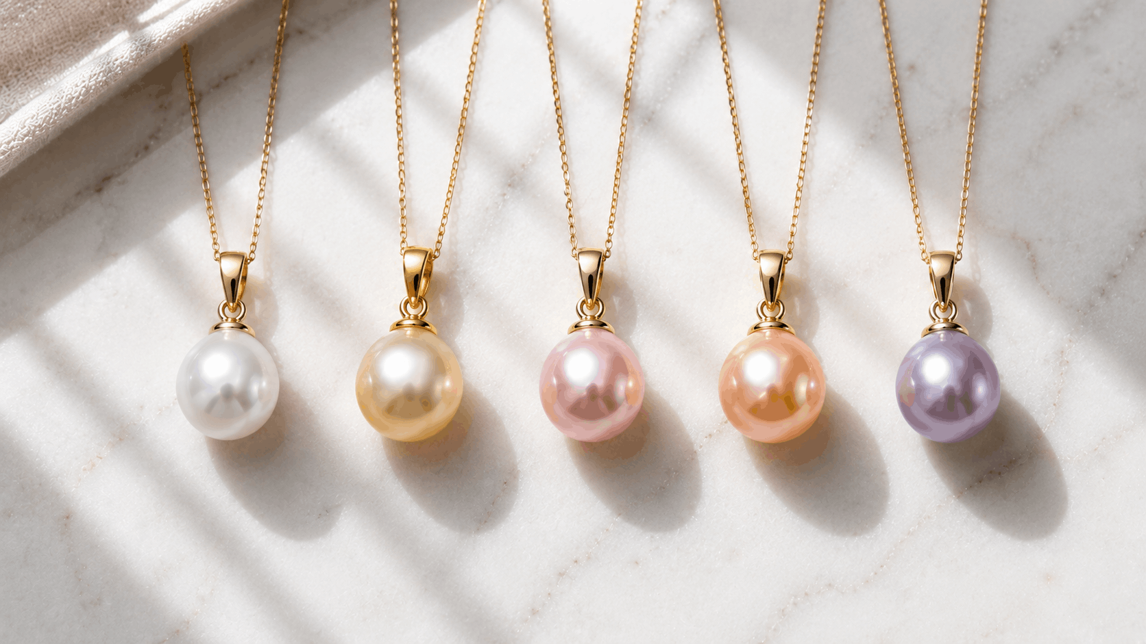 04. Freshwater Pearl Pendant Colors — Matching to Skin Tone