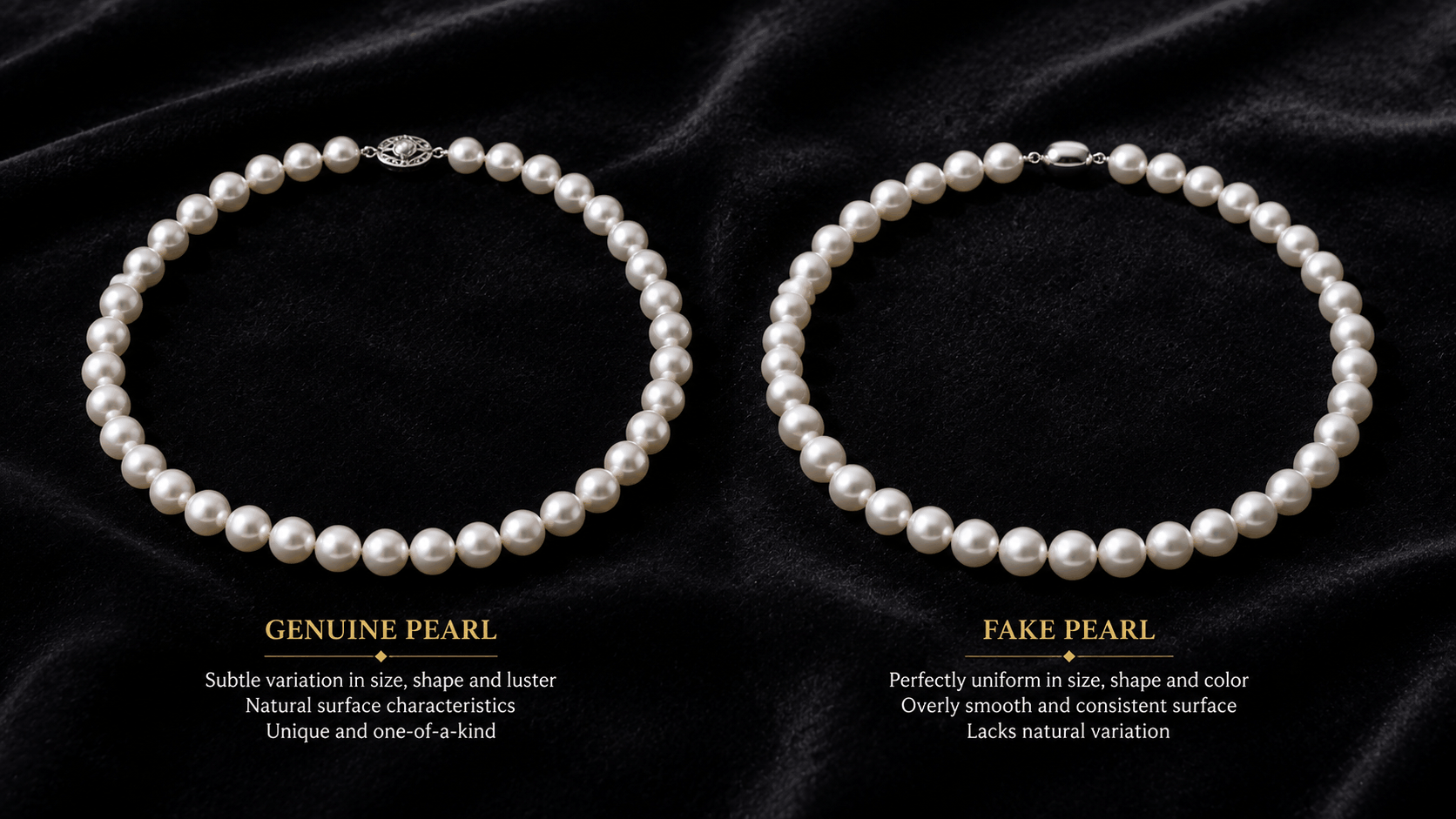 04. Real vs Fake Pearls — Quick Reference