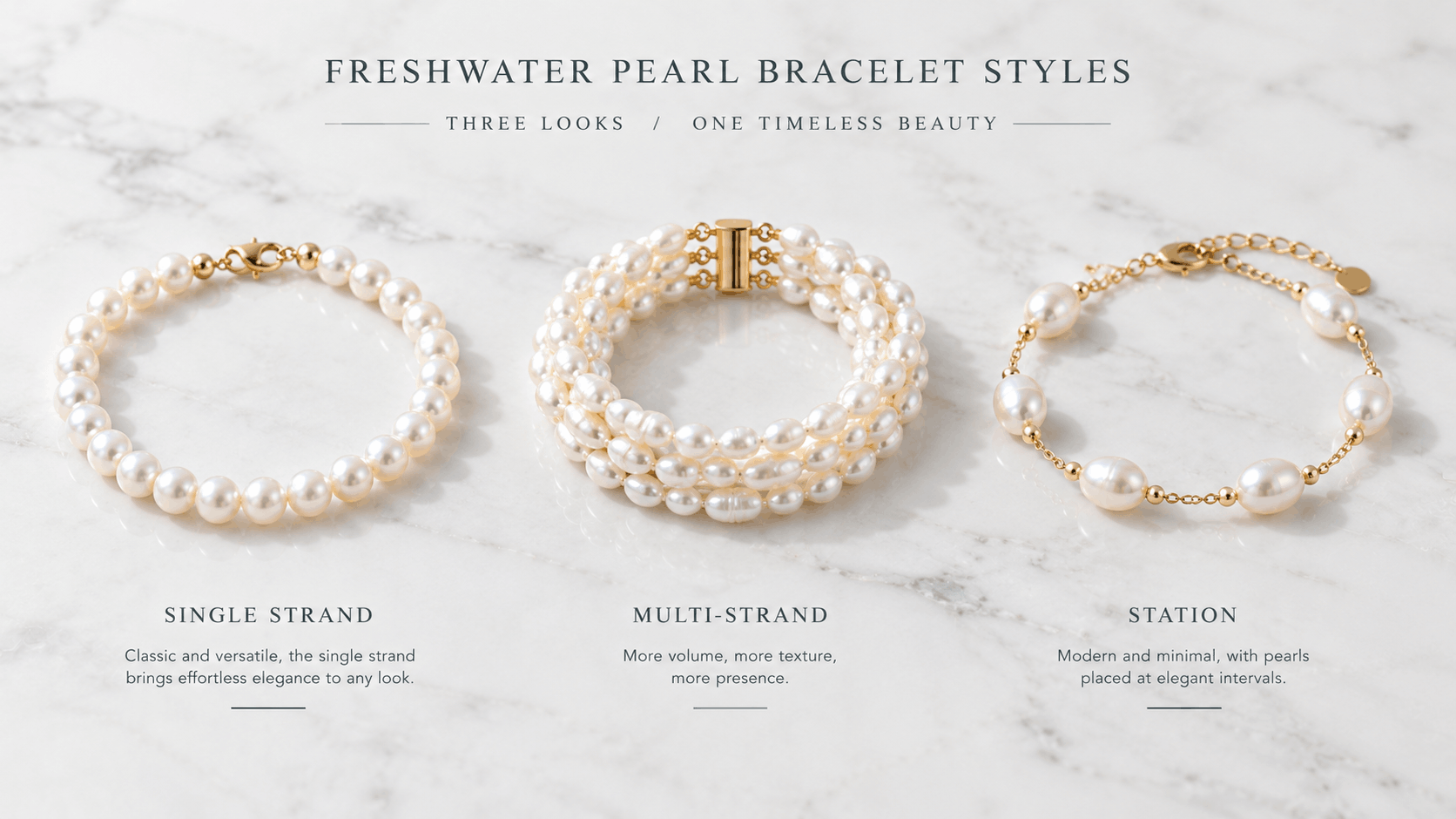 01. Freshwater Pearl Bracelet Styles Worth Knowing
